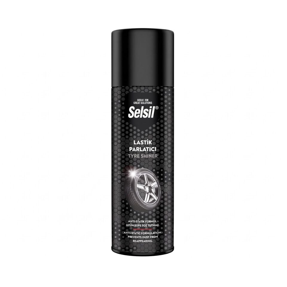 Selsil Lastik Parlatıcı 500 ml Koli (24 Adet)