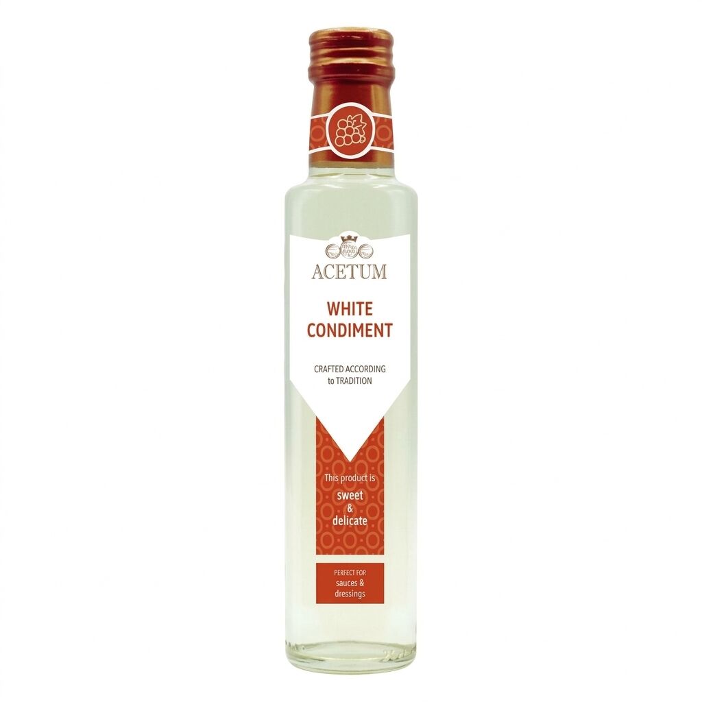 Acetum Beyaz Balsamik Sirkesi 250 ml Toptan Koli (6 Adet)