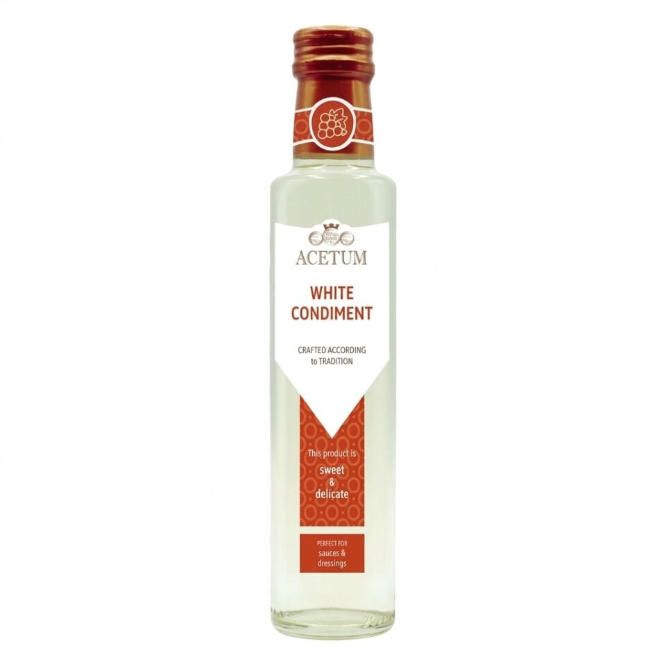 Acetum Beyaz Balsamik Sirkesi 250 ml Toptan Koli (6 Adet)