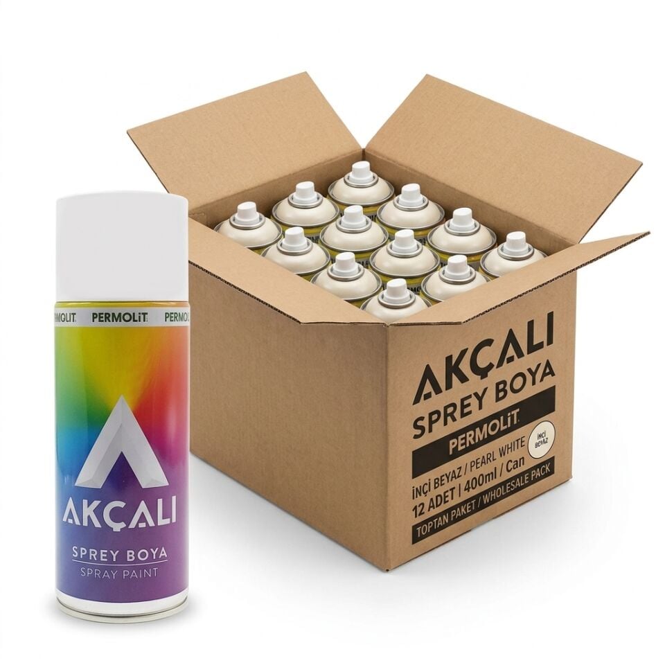 Akçalı Sprey Boya 400ml Toptan Koli (12 Adet)