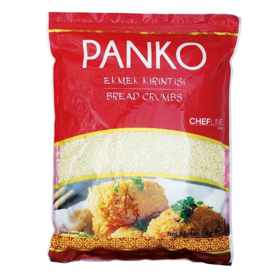 Chefline Asia Panko Klasik Orta Boy Ekmek Kırıntısı 1 Kg Toptan Koli (10 Adet)