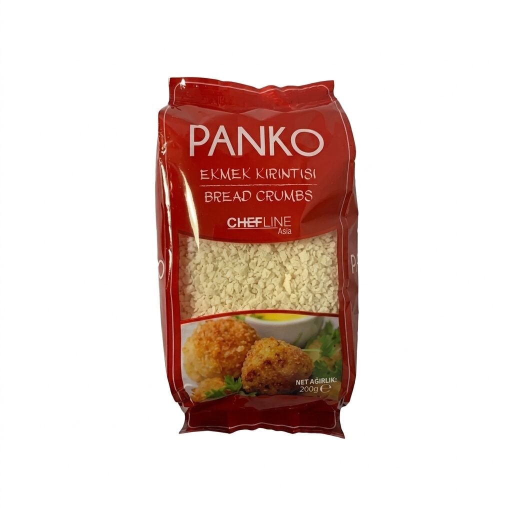 Chefline Asia Panko Japon Ekmek Kırıntısı 200 Gram Toptan Koli (20 Adet)