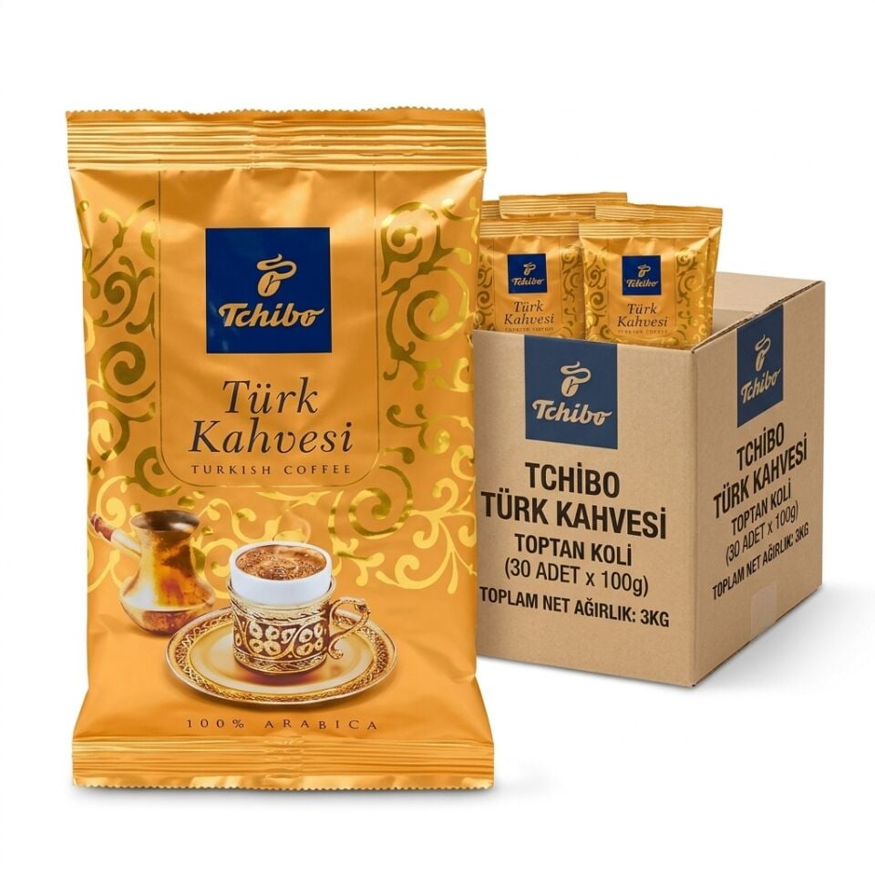 Tchibo Türk Kahvesi 100gr Toptan Koli Bazlı (30 Adet)