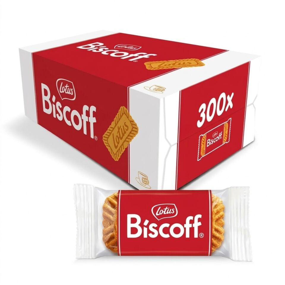 Lotus Biscoff Karamelize Bisküvi Tekli Paket X 300 Adet (Koli)