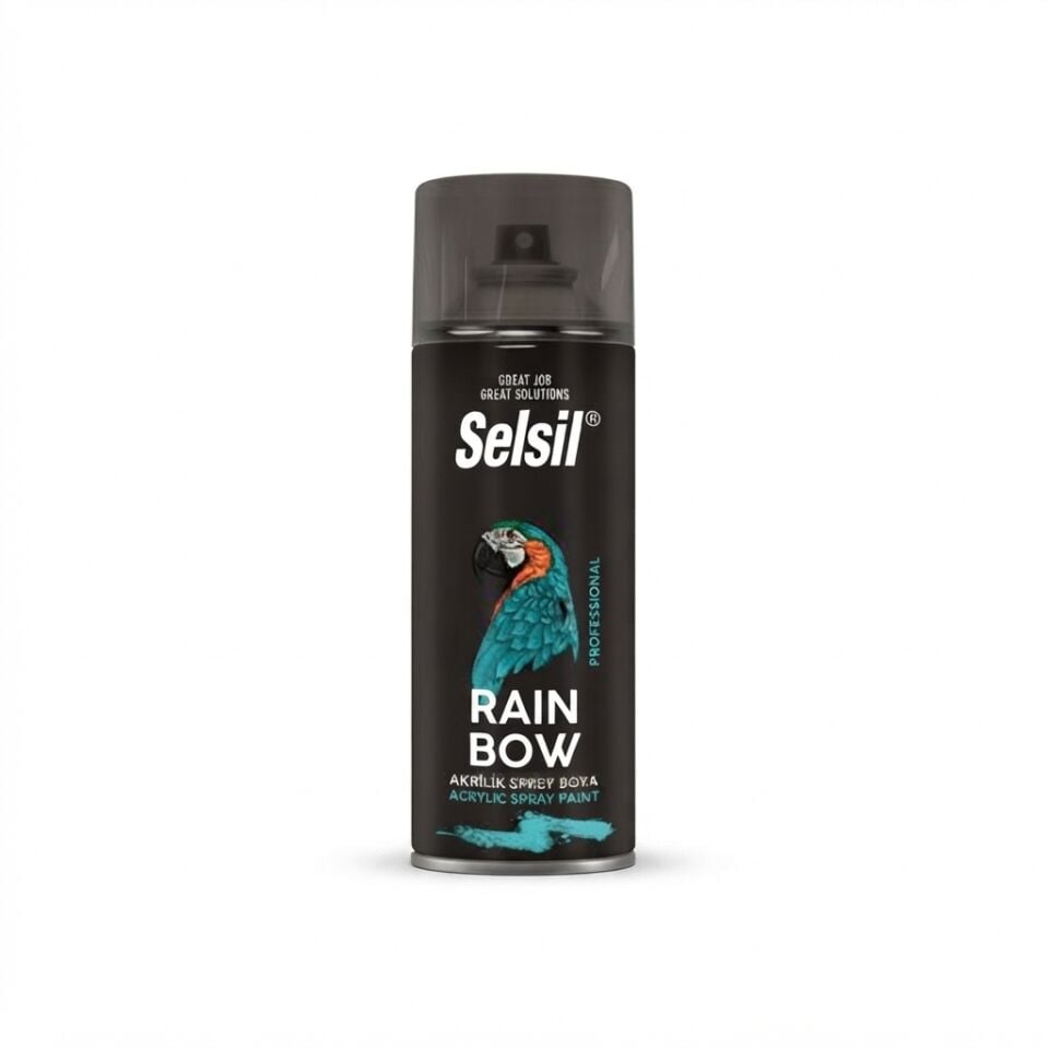 Selsil Rainbow Akrilik Sprey Boya 400 ml Toptan Koli (12 Adet)