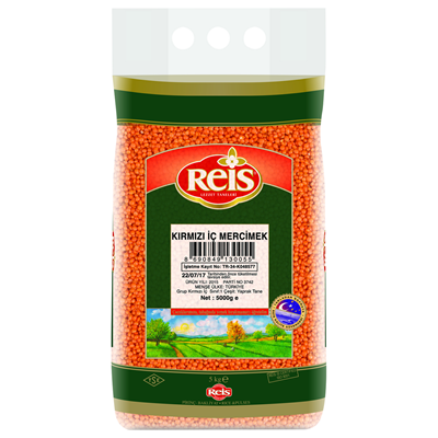REİS Kırmızı Mercimek 5 Kg