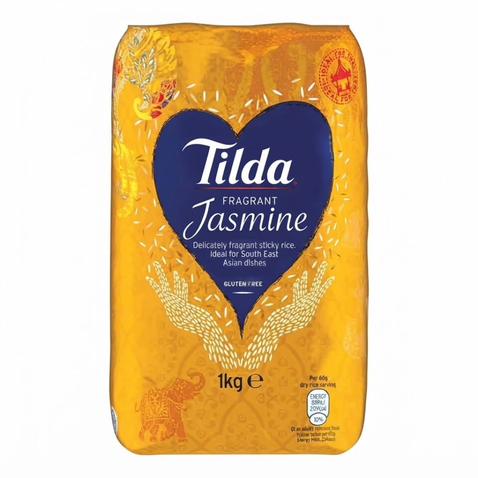 Tilda Jasmine Pirinç 1 Kg Toptan Koli (10 Adet)