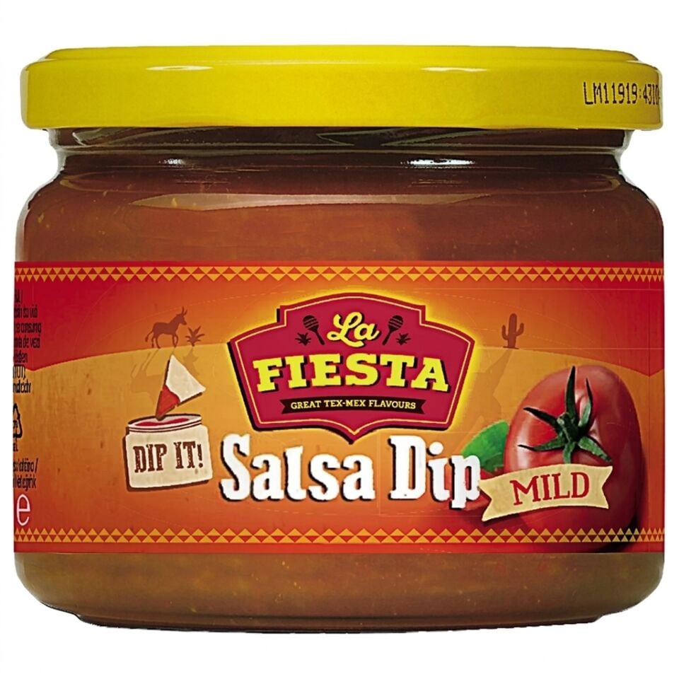 LA FIESTA Salsa Dip Sos 315 Gr. Toptan Koli Bazlı (12 Adet)