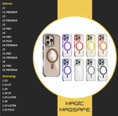Cappie Magic Magsafe Renkli Şeffaf Telefon Kılıfı