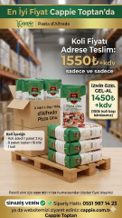 Pasta Dalfredo Pizza Unu 2 Kg Toptan B2B Napoliten & New York Stili Şef Unu