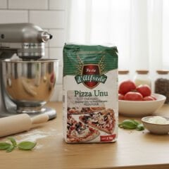 Pasta Dalfredo Pizza Unu 2 Kg – Profesyonel İtalyan Tarzı Pizza Hamuru İçin Yüksek Proteinli Özel Un