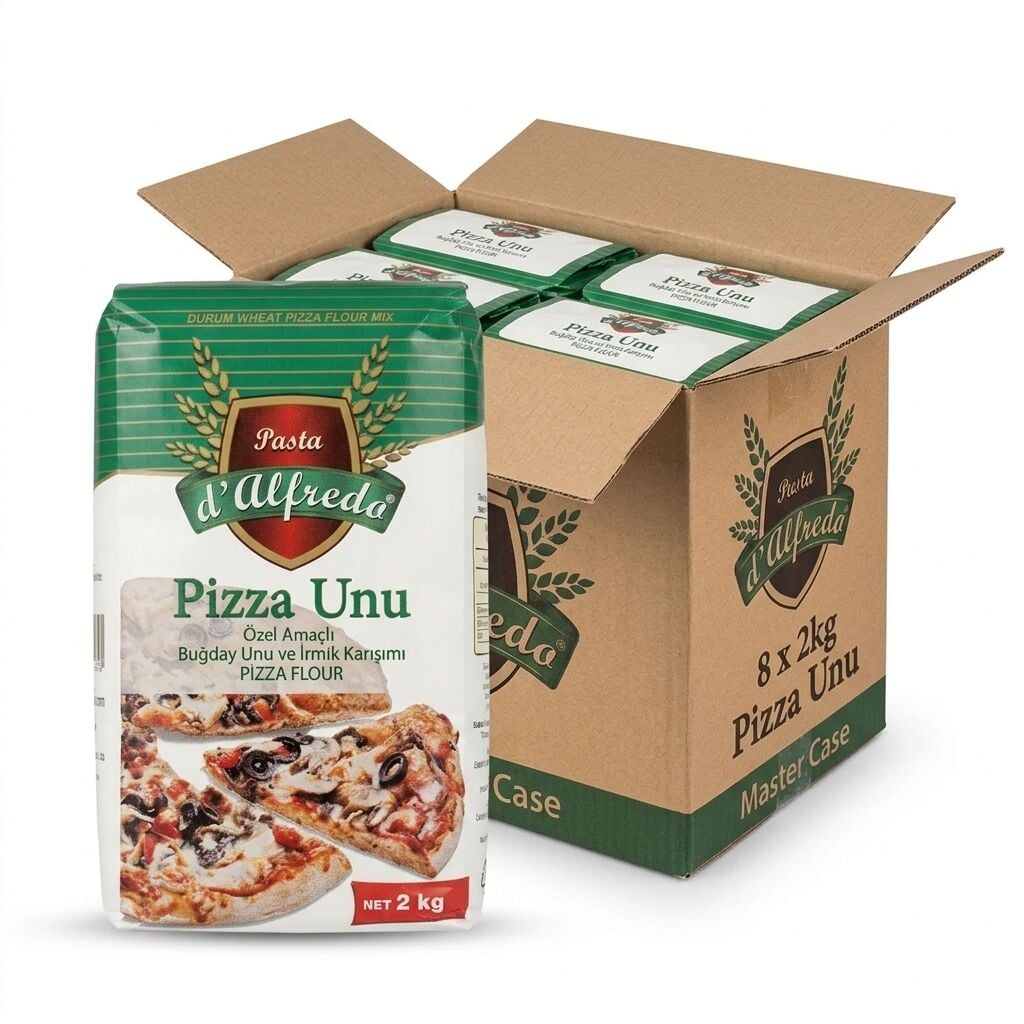 Pasta Dalfredo Pizza Unu 2 Kg Toptan Koli Bazlı (8 Adet)